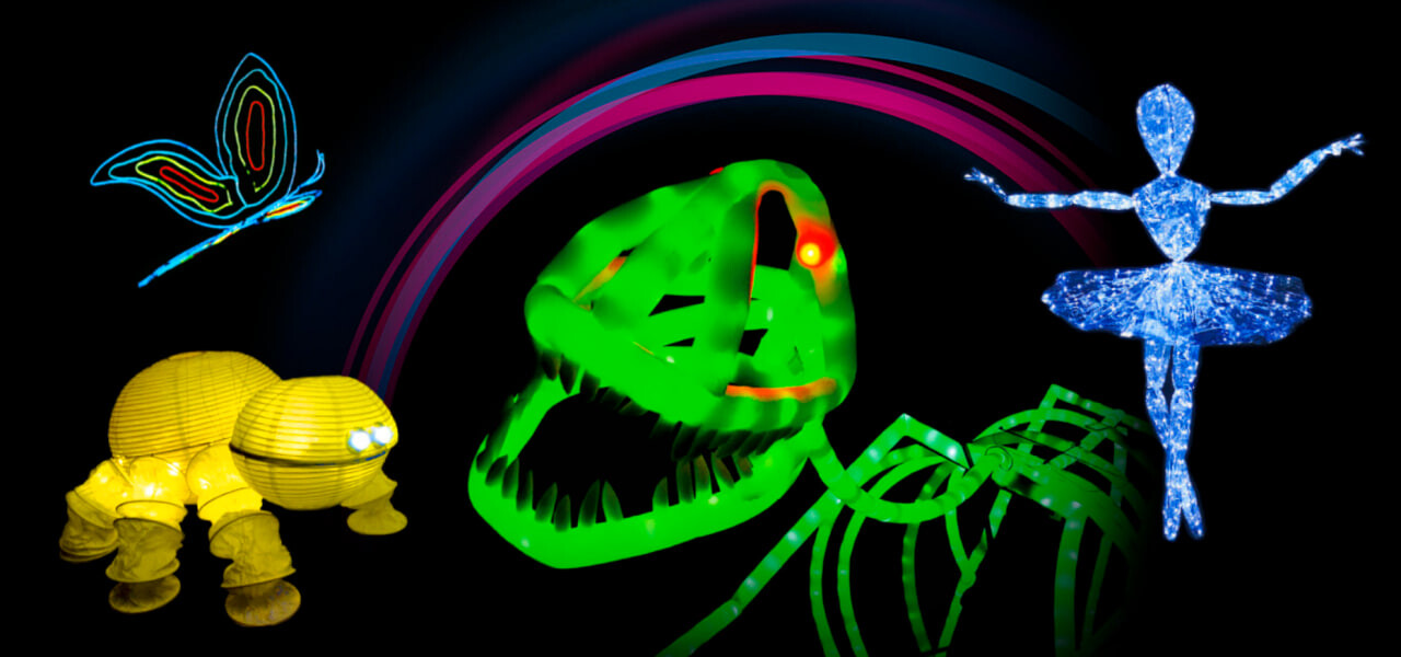 Представление световых кукол. Театр Николая Зыкова (Москва)