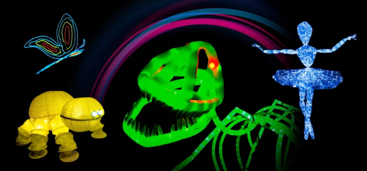 Представление световых кукол. Театр Николая Зыкова (Москва)