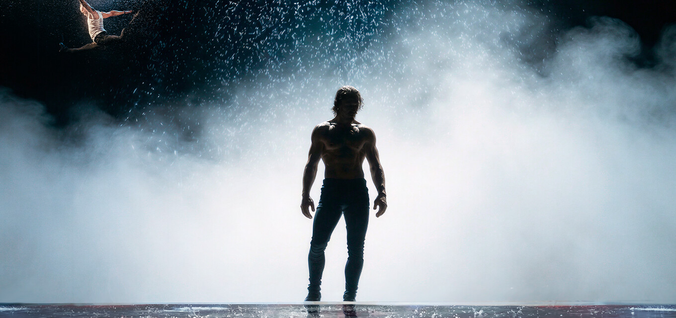 Шоу под дождём. Мужчина vs женщина